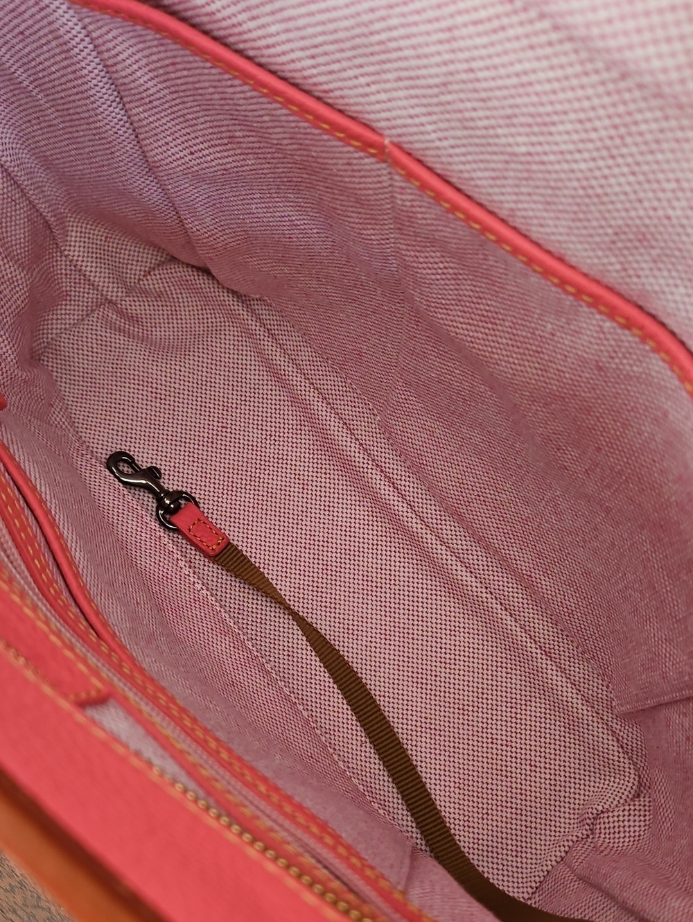🌺 BIG WEEKEND SALE Dooney & Bourke Bubble Gum Charleston Pebble Leather Shopper - Picture 5 of 16